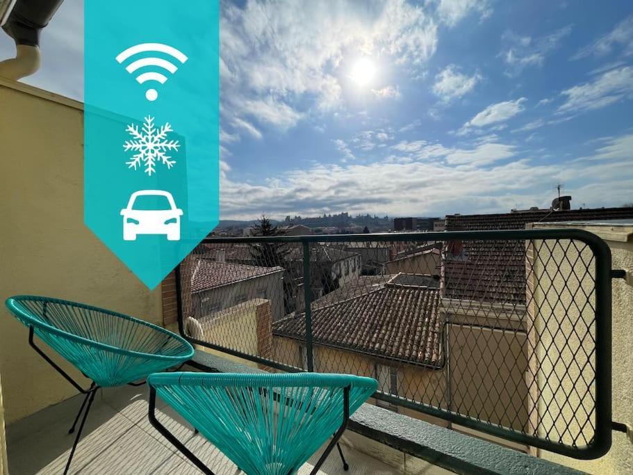 Duplex 70M2 - Vue Cite Medievale - Parking Gratuit Carcassonne Exterior photo