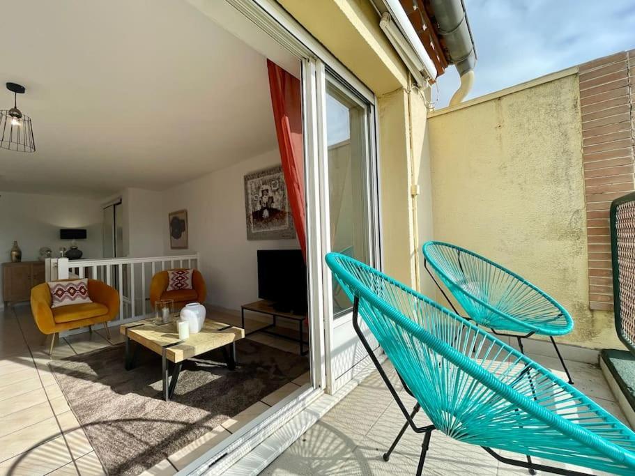 Duplex 70M2 - Vue Cite Medievale - Parking Gratuit Carcassonne Exterior photo
