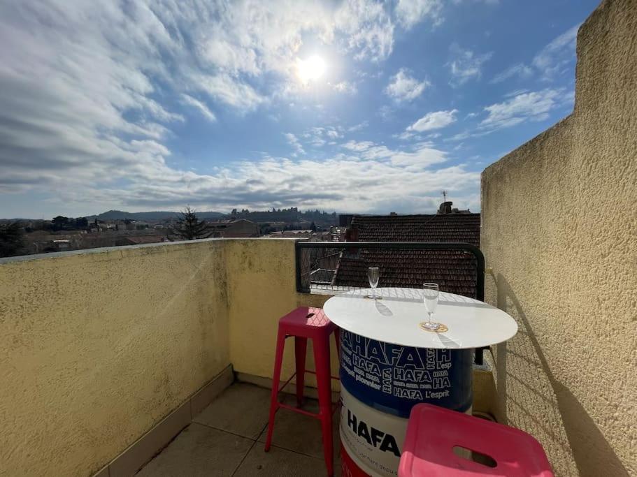 Duplex 70M2 - Vue Cite Medievale - Parking Gratuit Carcassonne Exterior photo